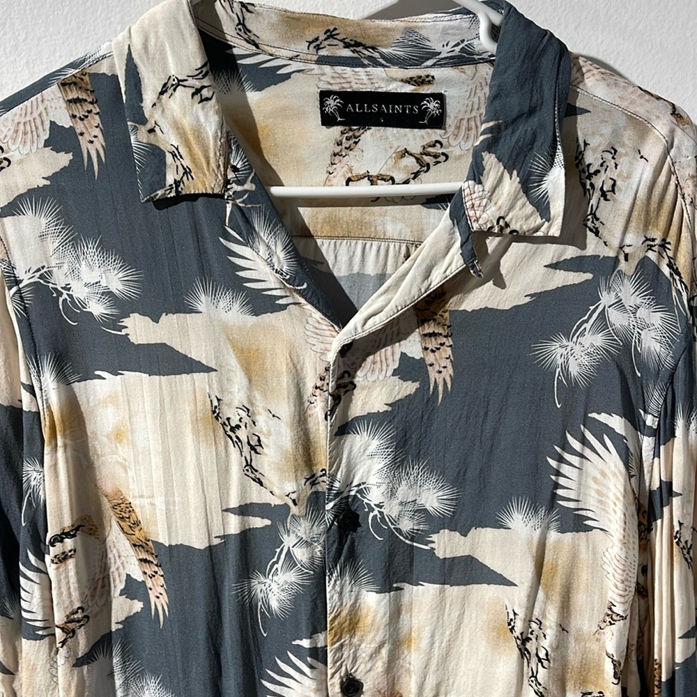 Men’s dress shirt ALL SAINTS SMALL. Beautiful design